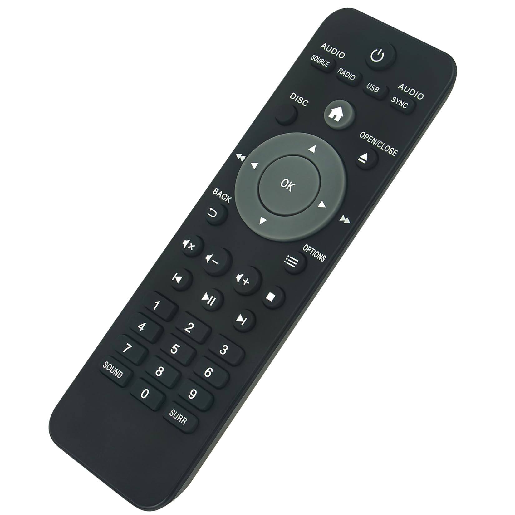 Remplacement de la télécommande Convient pour Philips Home Theater Mur d'écho HTS3539/12 HTS3539/51 HTS3540/12 HTS5520/12 HTS2500/05 HTS2500/12 HTS2501/12 HTD3200/12 HTD3200 HTS2200 HTS2200/93