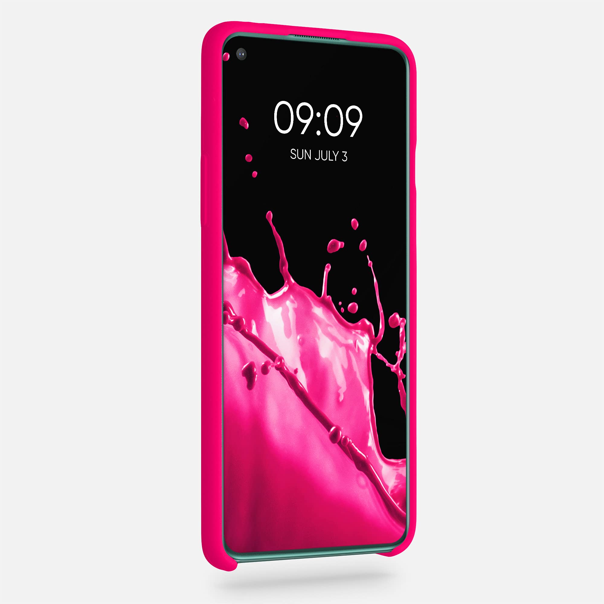 Tothedu Funda para OnePlus 8T 5G KB2000 KB2005, Fina Suave con diseño Transparente y Tapa Trasera Flexible de TPU Resistente a los arañazos para OnePlus 8T 5G Mariposa Rosa