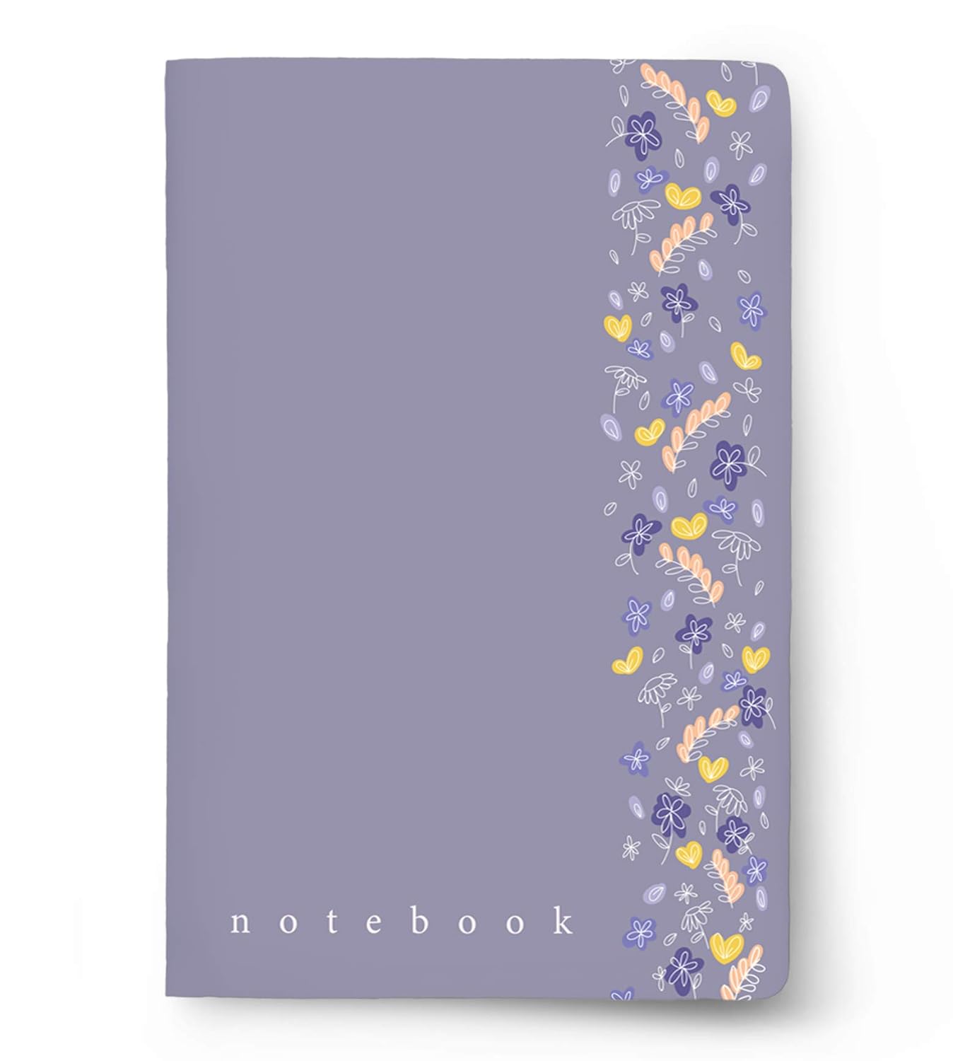 Factor Notes Notebook: 100 GSM Ivory Shade Paper Journal Diary, A5, 144 Pages (The Lavender Wildflower, Plain) Factor Notes Notebook: 100 GSM Ivory Shade Paper Journal Diary, A5, 144 Pages (The Lavender Wildflower, Plain)