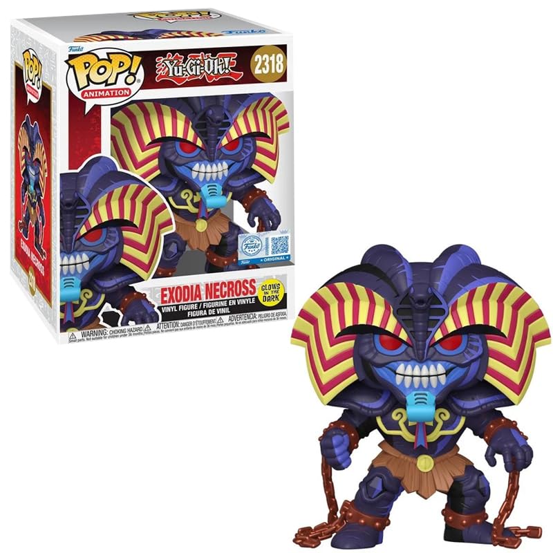 Funko Pop! Animation | Yu-Gi-Oh! Exodia Necross Nº2318 | Special Edition Glow in The Dark | Anime Collectible Vinyl Figure | GITD | FS