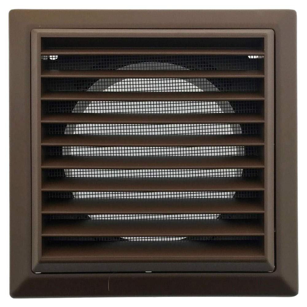 National Ventilation External Ventilation Grille 100 Mm/4 Inch Brown 5014662005650
