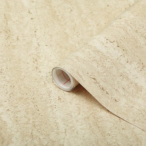 d-c-fix vinilo adhesivo muebles Fontana beige aspecto piedra autoadhesivo impermeable decorativo para cocina, armario, puerta, mesa papel pintado forrar rollo láminas 45 cm x 2 m