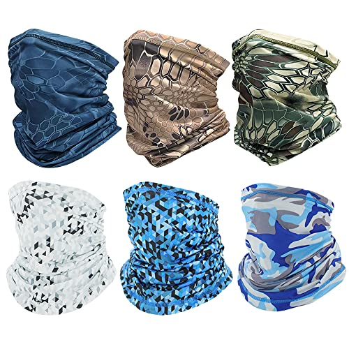 Golopatop Multifunktionstuch Schlauchschal Halsgamasche Eisseide Multifunktionale Schlauchtuch Tube Schal Elastische Halswärmer Atmungsaktive UV-Beständigkeit Bandana für...