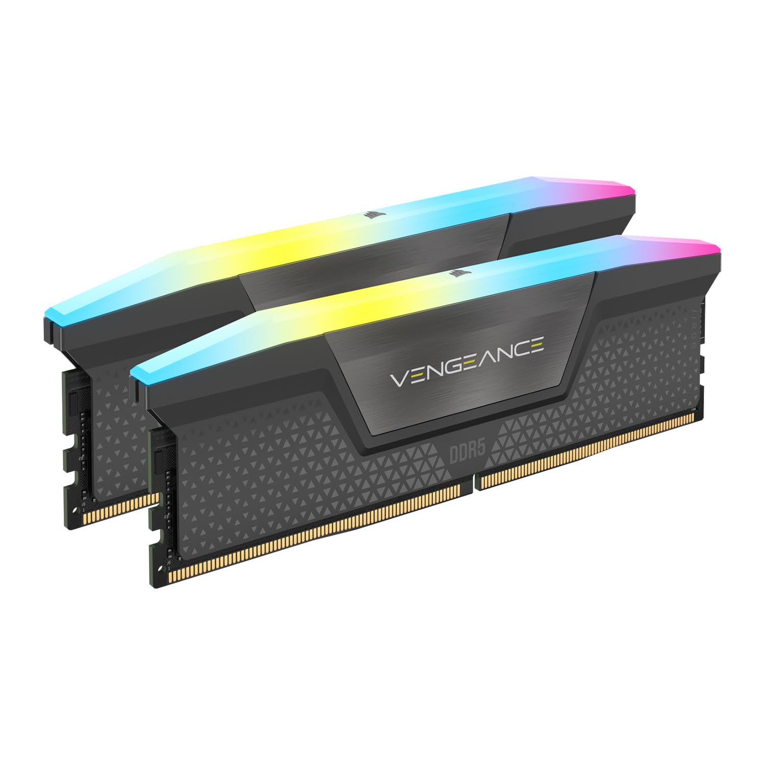 Corsair Vengeance Rgb Ddr5 6000mt/s 32gb - Grey Dimm / 2x16gb / Ddr5 / 1.35v / Amd Expo & Intel Xmp (cmh32gx5m2d6000z38)