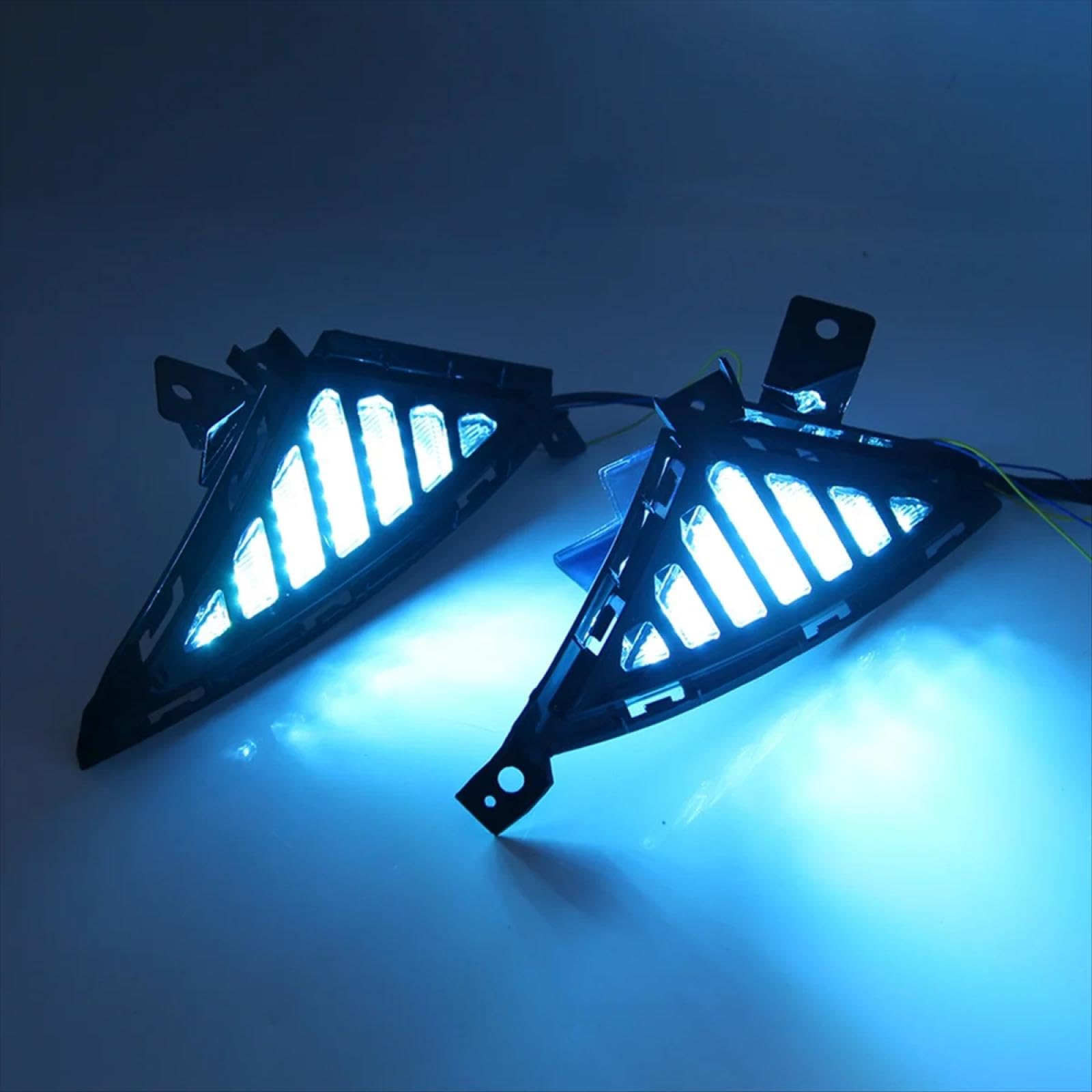 Mistlampen Dla Elantra 2021 3 kolory Światła do jazdy dziennej Światła przeciwmgielne LED Światła