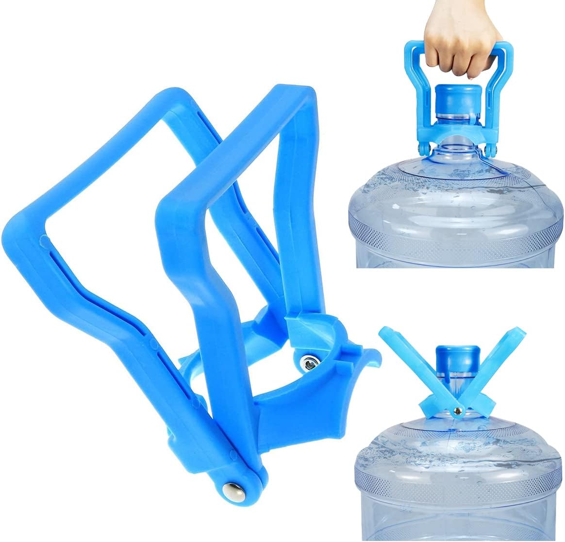5 Gallon Blue Water Bottle Carrier With Handle