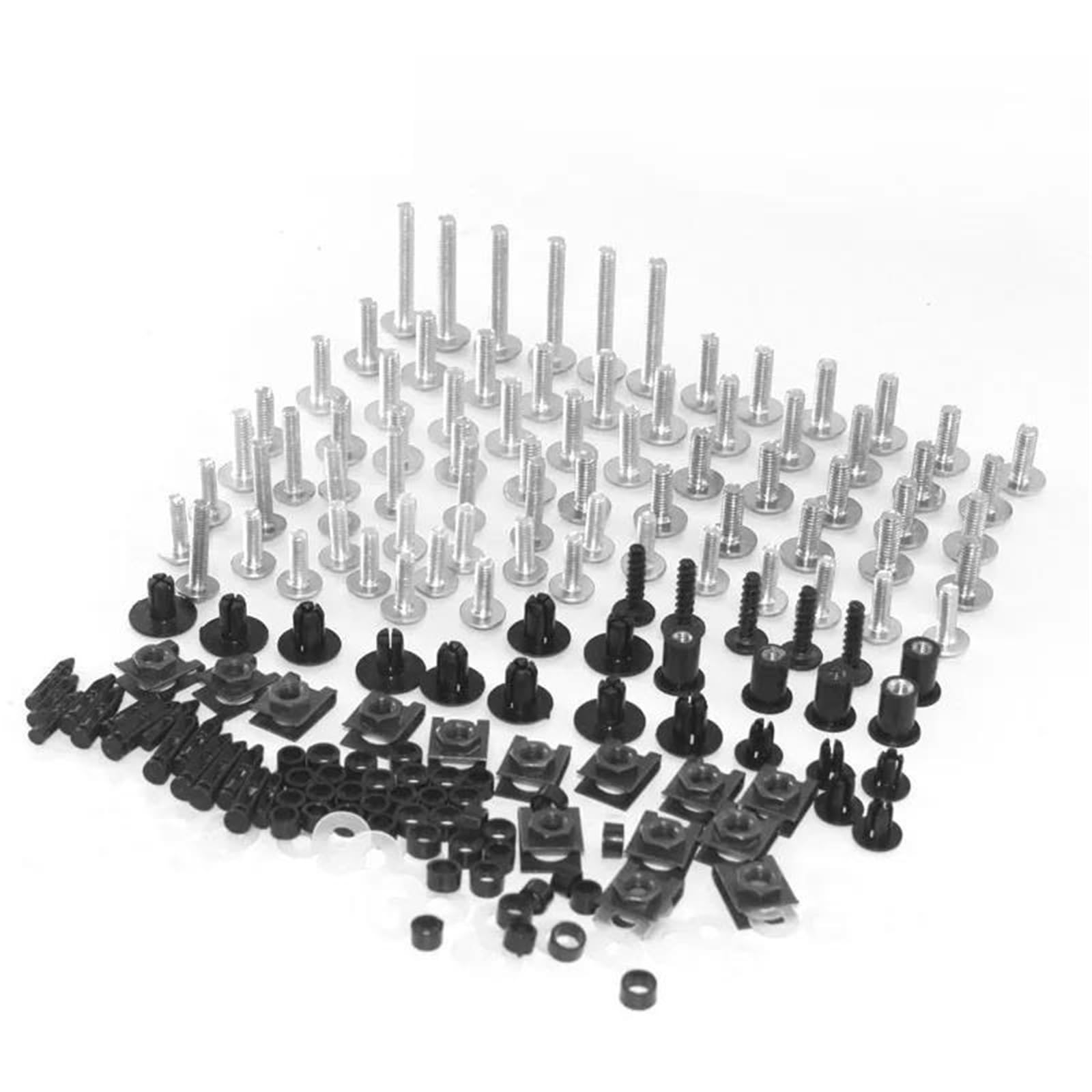 Dadi Per Parabrezza Moto Viti Kit Di Bulloni Per Carenatura Per TDM 850 900/A TMAX 500/530 SX/DX SRV250 SRX 400 600 TDR250 - Bulloni, Viti, Dadi E Clip(Argento)