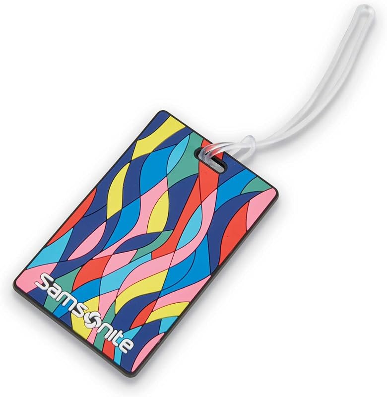 Designer Luggage ID Tag, Vectorfunk, One Size