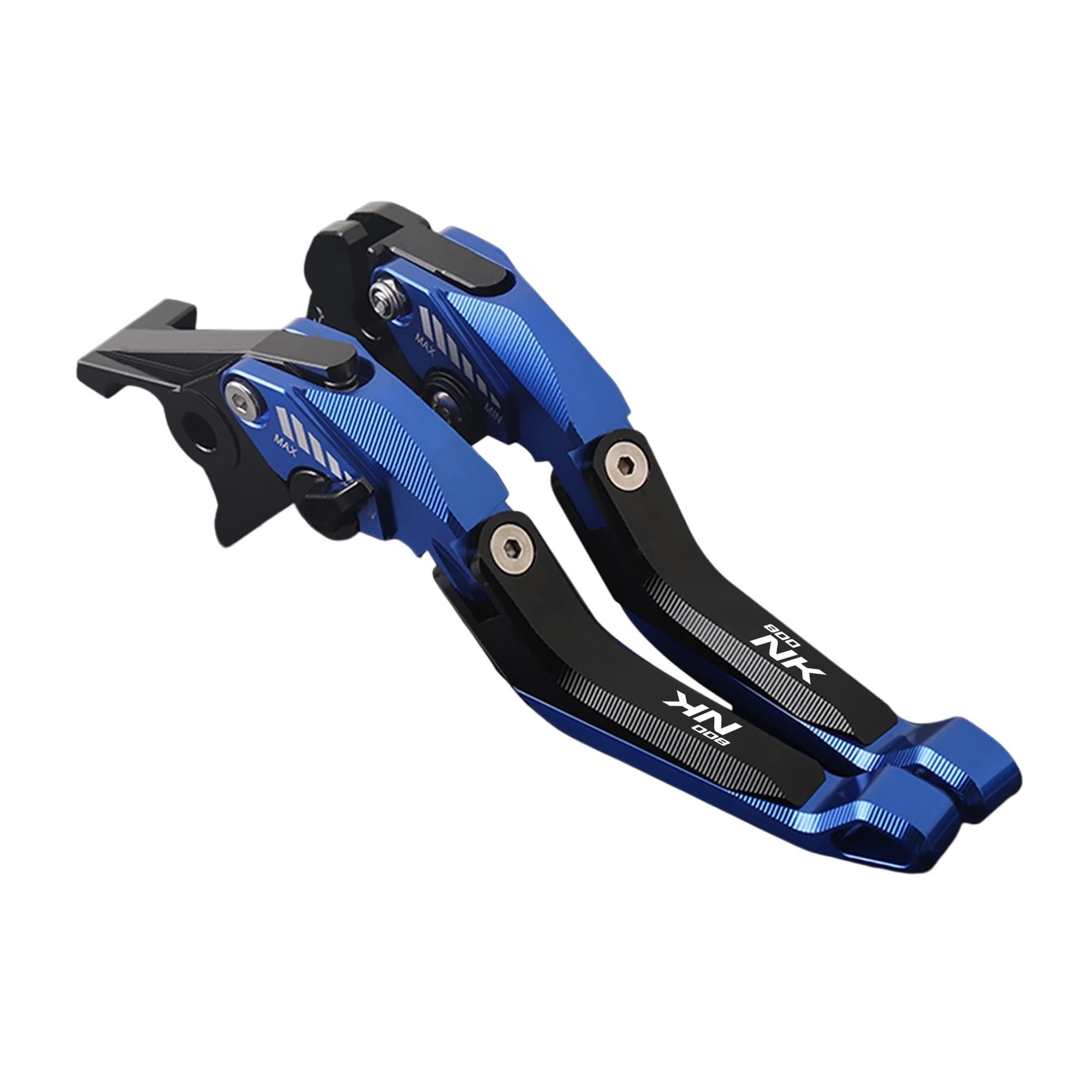 Wnftyske Blue H Motorcycle Brake Clutch Lever Pivot Levers For Cfmoto 800Nk Nk800 Motorcycle Adjustable Cnc 5D Aluminium Brake Clutch Lever ﻿For 800Nk Set