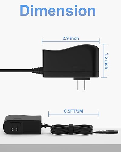 Miniatura 6 de para cargador de trapeador Bissell SpinWave, cable de alimentación para Bissell 23152315A2315920372315723158, 1614563 Cable de carga para Bissell