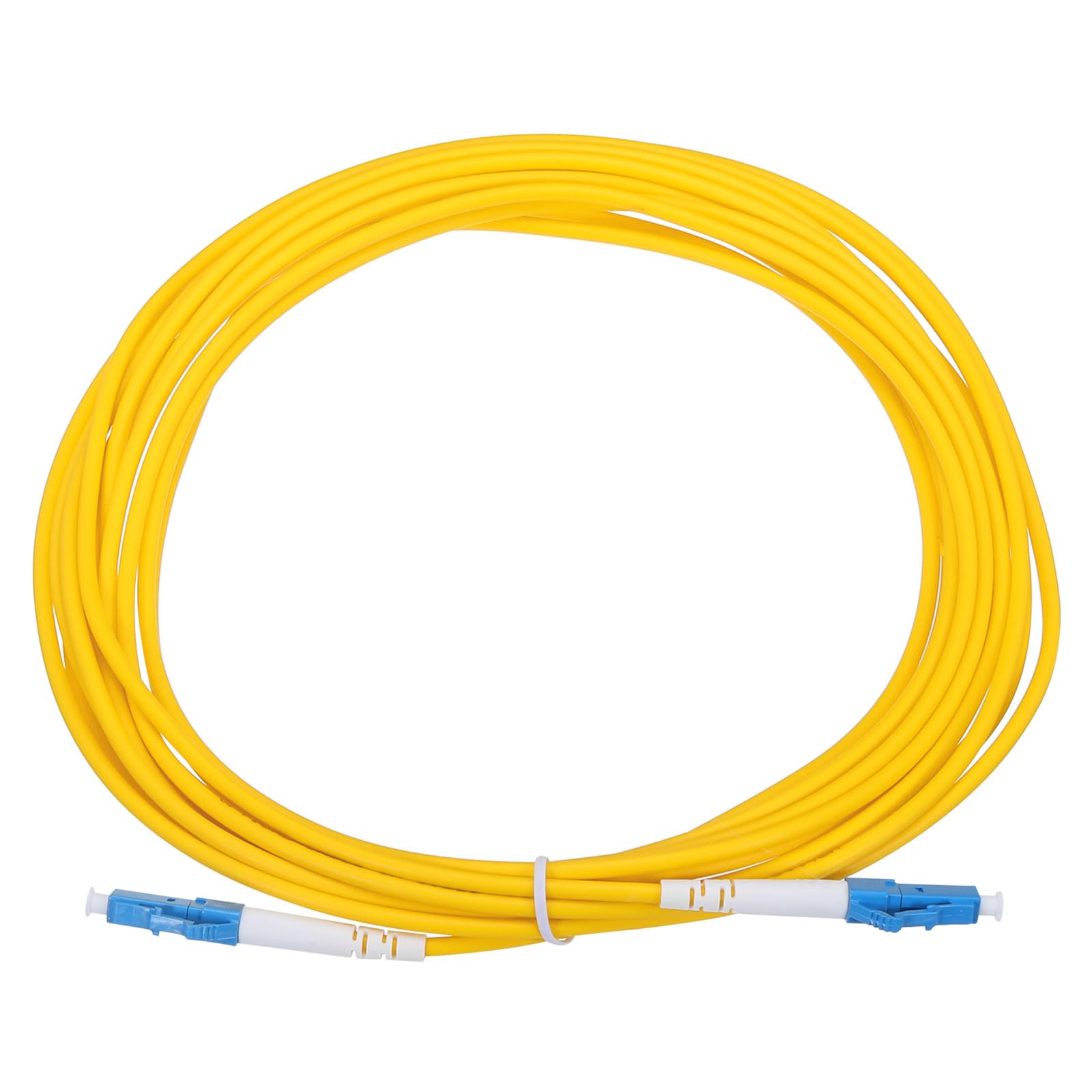 sourcing map 16.4Ft Single-mode Simplex Fiber Optic Patch Cable LC to LC for Data Centers Router Switches Transceivers