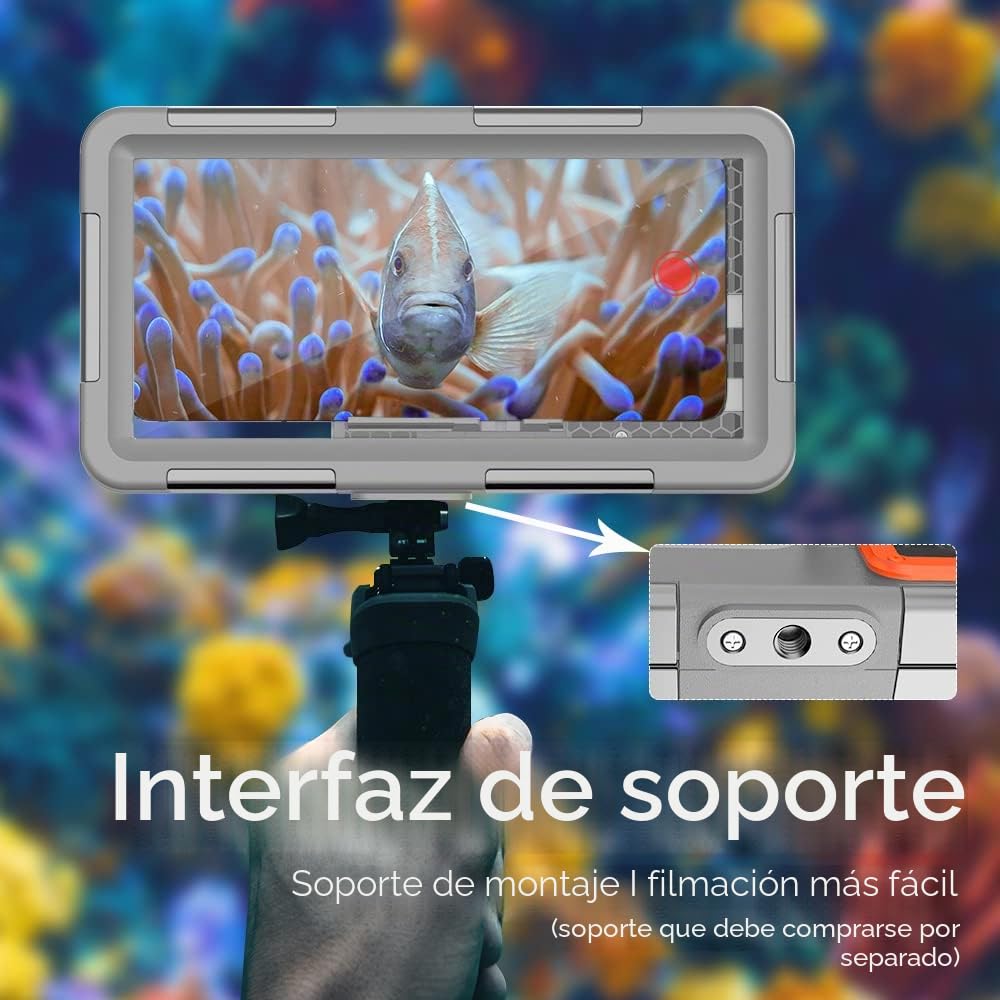 Funda Impermeable Móvil IPX8 15M Bolsa para Móvil Estanca a Prueba de Agua Compatible para iPhone 17 Pro 17 Air 17 Pro MAX 16 15 14 13 Pro MAX 16 15 14 Pro Samsung S25 S24 S23 Ultra