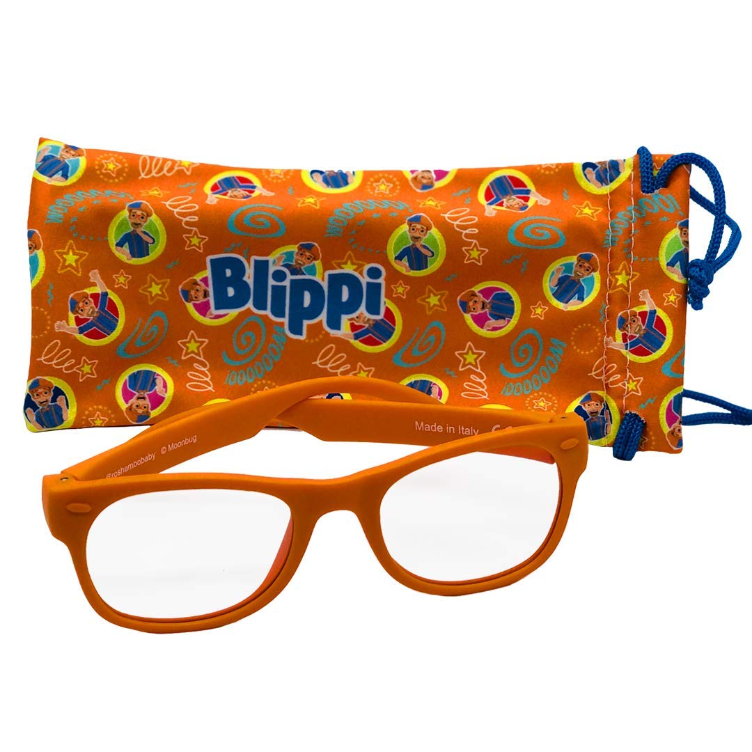 Blippi Toddler Screen Time Sunglasses Bendable, Blue Light Blocking