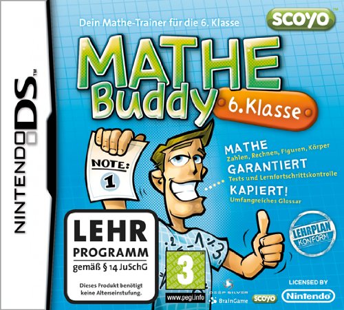 Mathe Buddy 6. Klasse - [Nintendo DS]: Dein Mathe-Trainer für die 6. Klasse