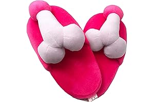 Karwuiio Unisex Gag Gifts for Women, Funny Anti-Slip Winter Flat Shoes