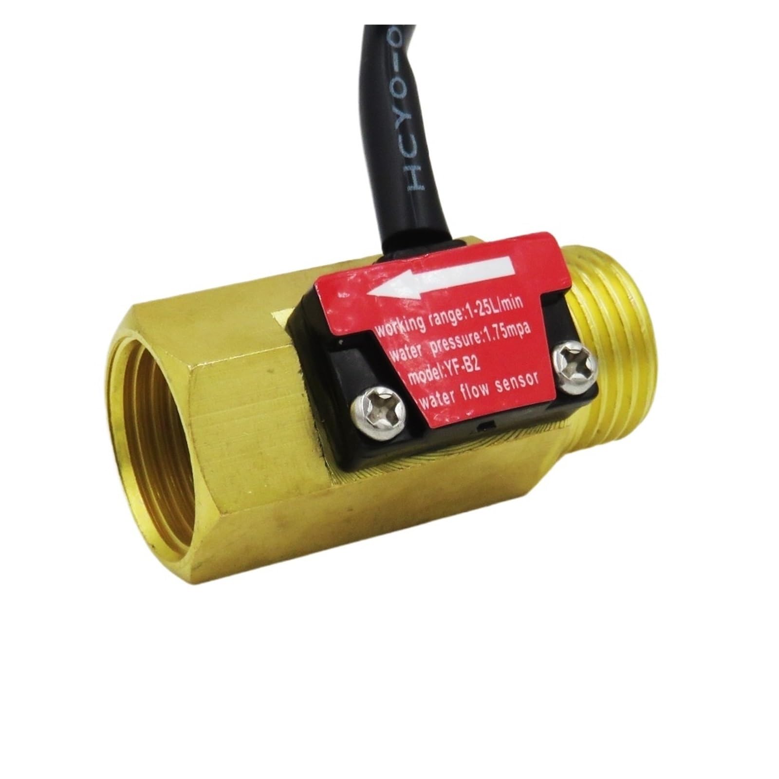 Flow Sensor Meter Digital Pipeline Water Flow YF-B2 G1/2