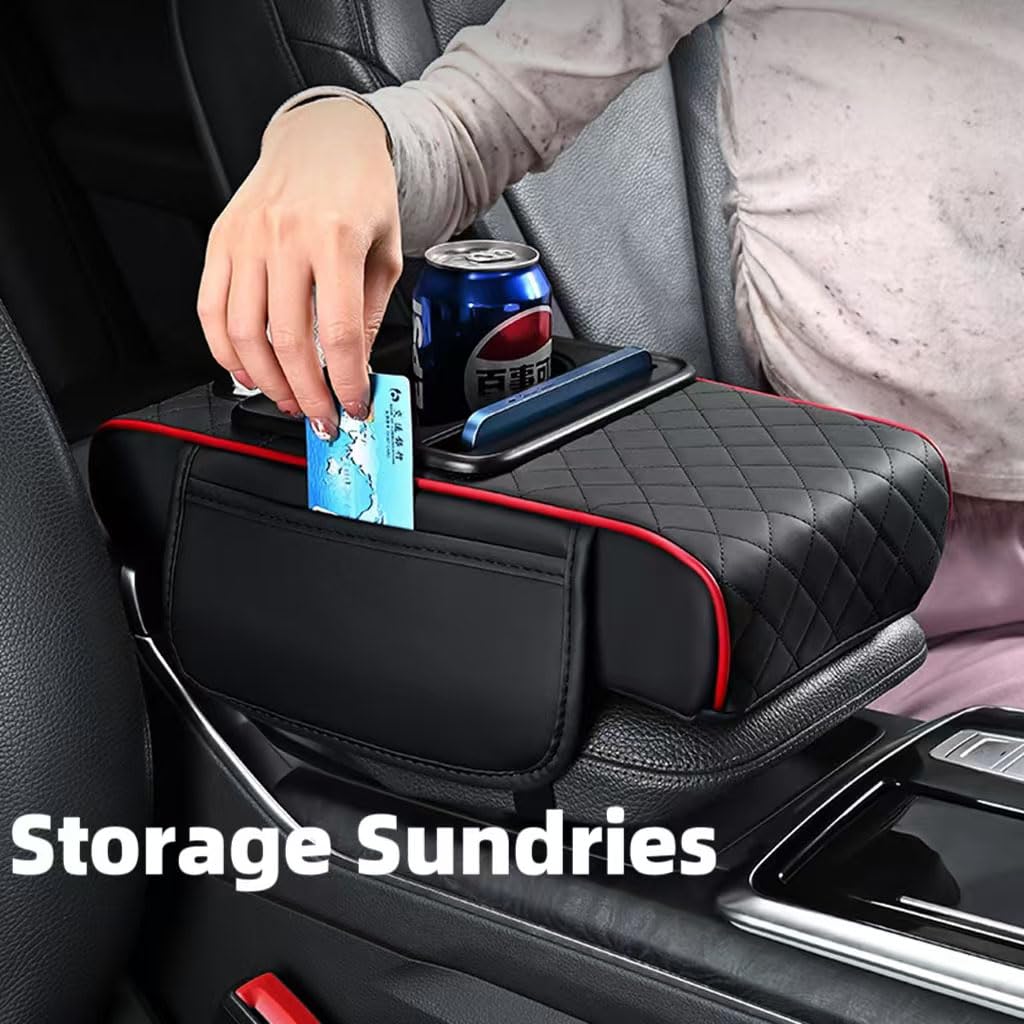 Cojín del Reposabrazos del Coche para CT4 2020-2025, Funda para Reposabrazos Central Funda para Consola Central Coche Accesorios