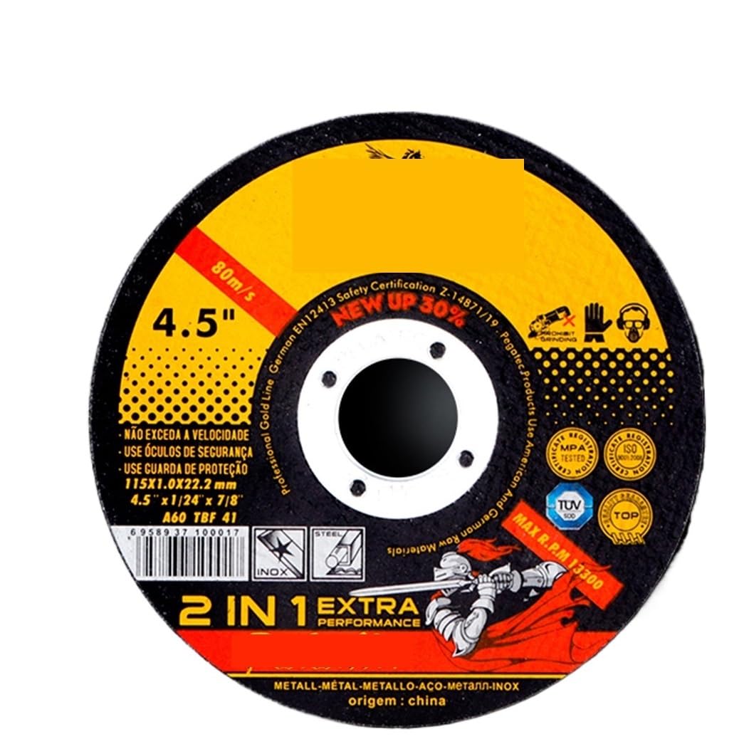 115mm Metal Cutting Disc 4.5" Grinding Wheel Disc Grinding Machine Circular Saw Blade for Iron Stainless Steel Cutting Wheel(Cutting disc-1pc)