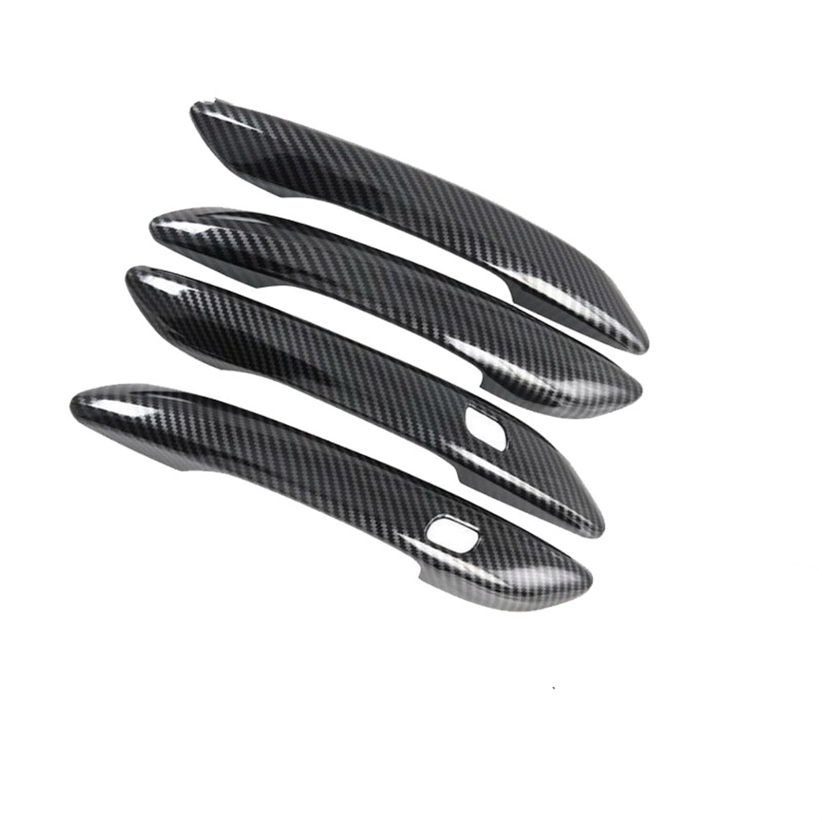 Mrrrvfoex Carbon Fiber Door Handle Trim Compatible With Hyundai For Elantra For Avante Cn7 2021 2022 2023 2024 Car Exterior Accessories Car Exterior Door Handle Decoration Shell(Carbon Fiber)