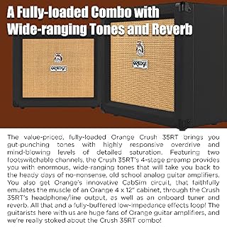 Orange Crush 35RT BK Combo ampli pour guitare - Les Beatles, Paul McCartney, John Lennon, RIngo Starr, George Harrison Orange Crush 35RT BK Combo ampli pour guitare – Image 2