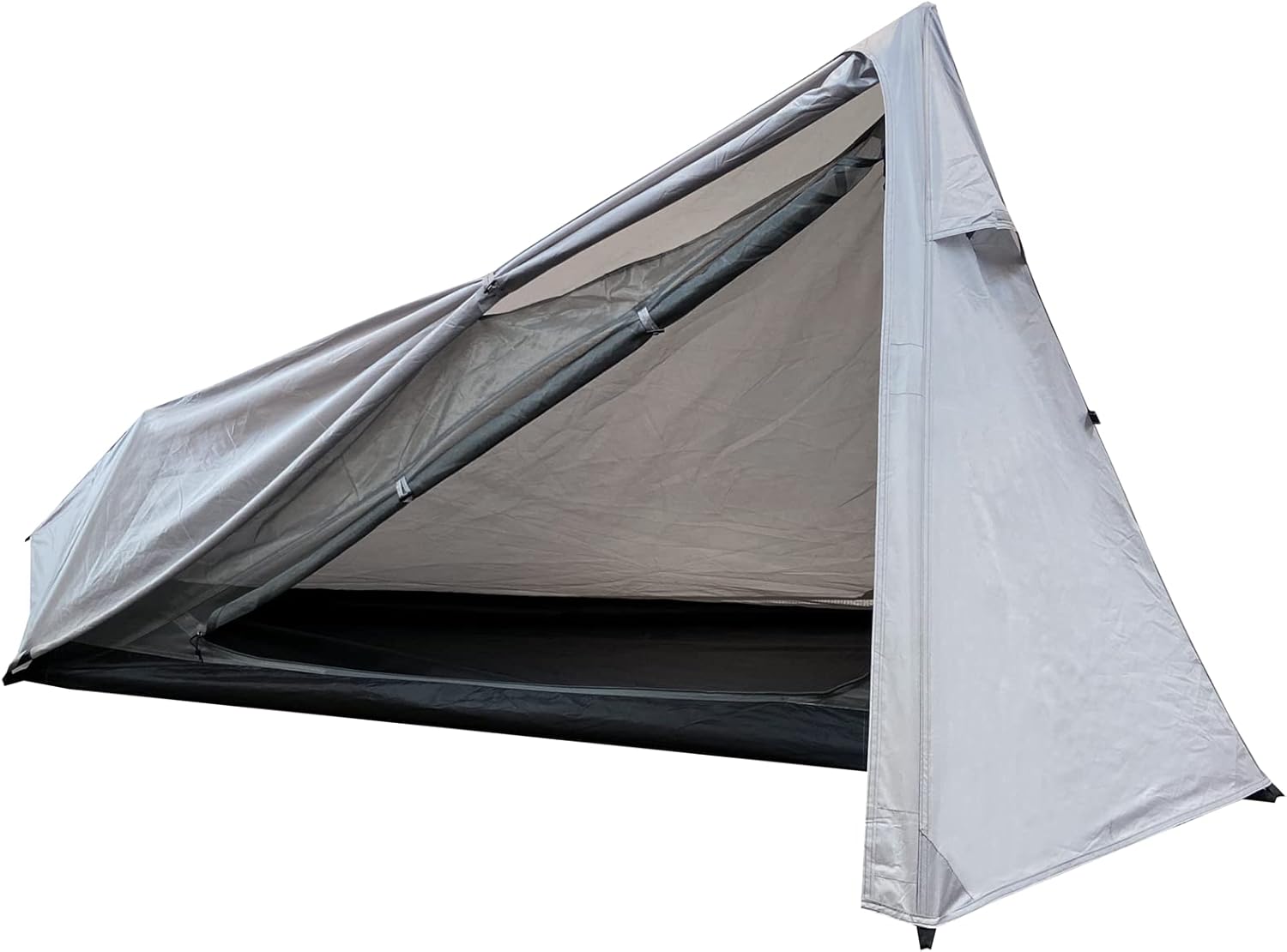 Atepa ワンポールテント ポリエステル 蚊帳付き 1人用 軽量 コンパクト ソロキャンプ ティピー 防虫換気 登山 ビバーク 防水防風 78 以上節約 収納バッグ付き 簡単設営 Atepa ワンポールテント ポリエステル 蚊帳付き 1人用 軽量 コンパクト ソロキャンプ ティピー 防虫換気 登山 ビバーク 防水防風 78 以上節約 収納バッグ付き 簡単設営