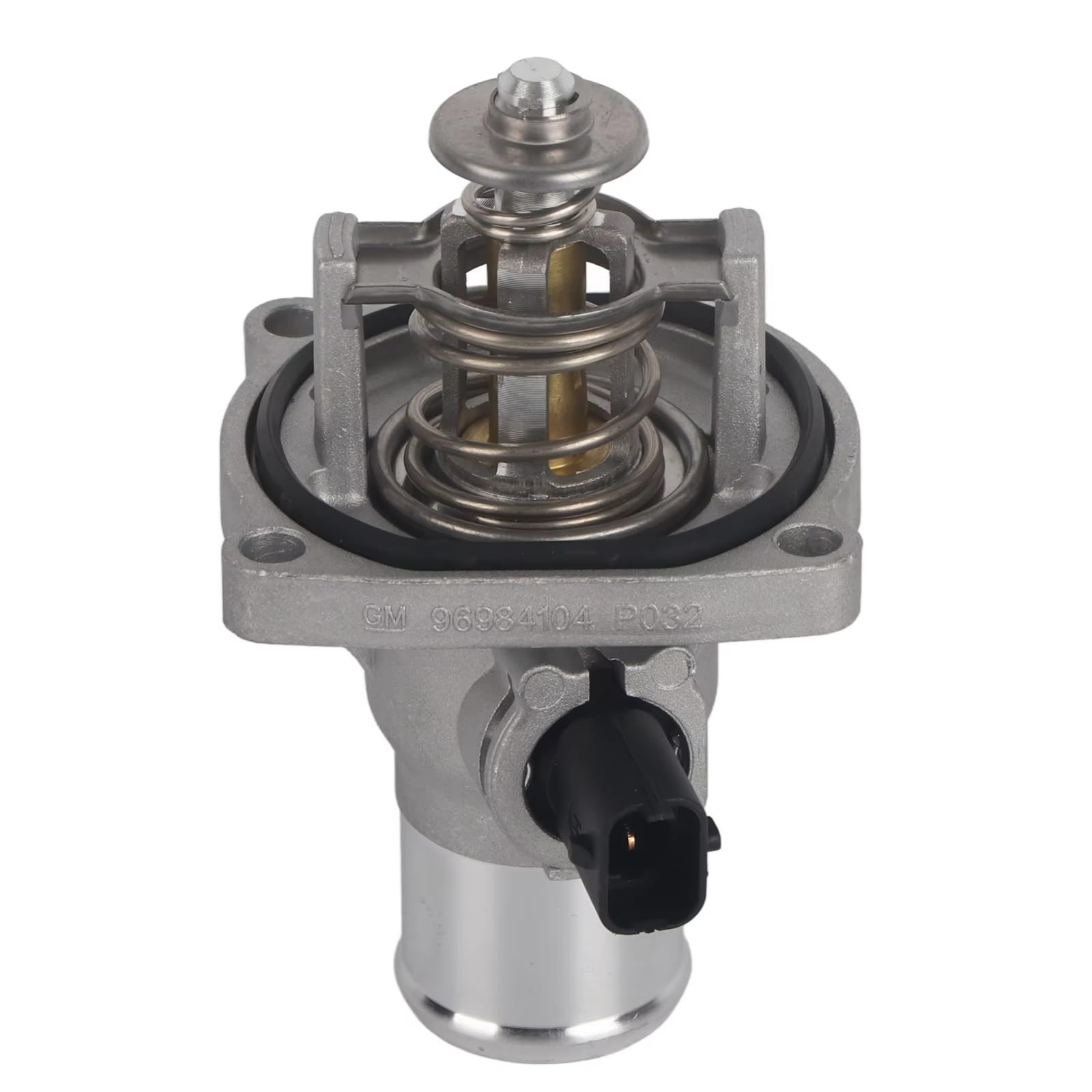 Motorkühlmittelthermostat Mit Gehäuse 96984104, Kompatibel Mit Chevrolet Für Aveo 2009–2014 Für Cruze 2011–2015 Für Sonic 2012–2017 Thermostat Kühlmittel