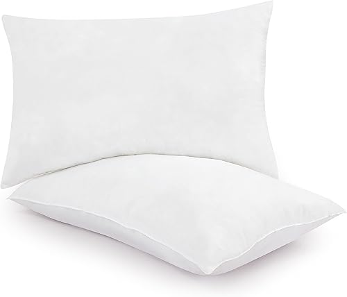 ROYALE LINENS Juego de 2 almohadas de tamaño estándar  Almohadas de cama para dormir  Almohada de dormir para dormir de espalda, estómago y de lado