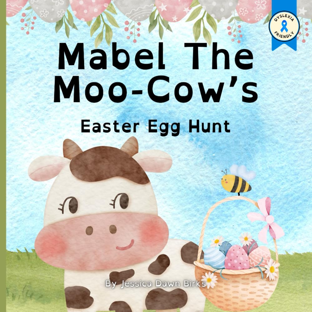 MABEL THE MOO-COW'S EASTER EGG HUNT - Counting rhyming book for children about farm animals.: Easter story book gift for children and toddlers. Mabel ... (Learning with Mabel Moo Cow and Bertie Bee)