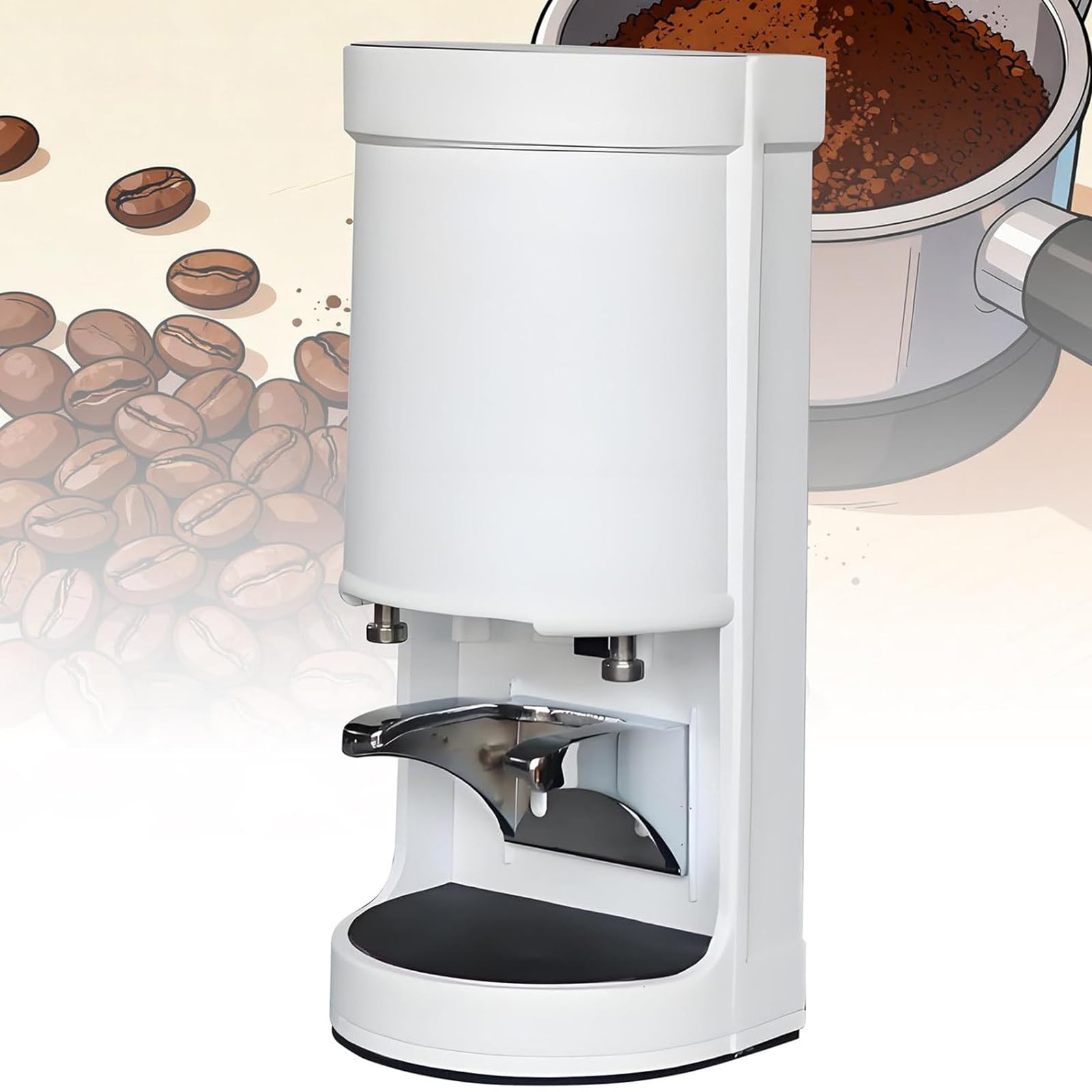 58mm Coffee Tamper Automatic Electric Bean Powder Press Machine for Expresso Coffee Tamper Machine 10-30kg Pressure Adjustable Bracket