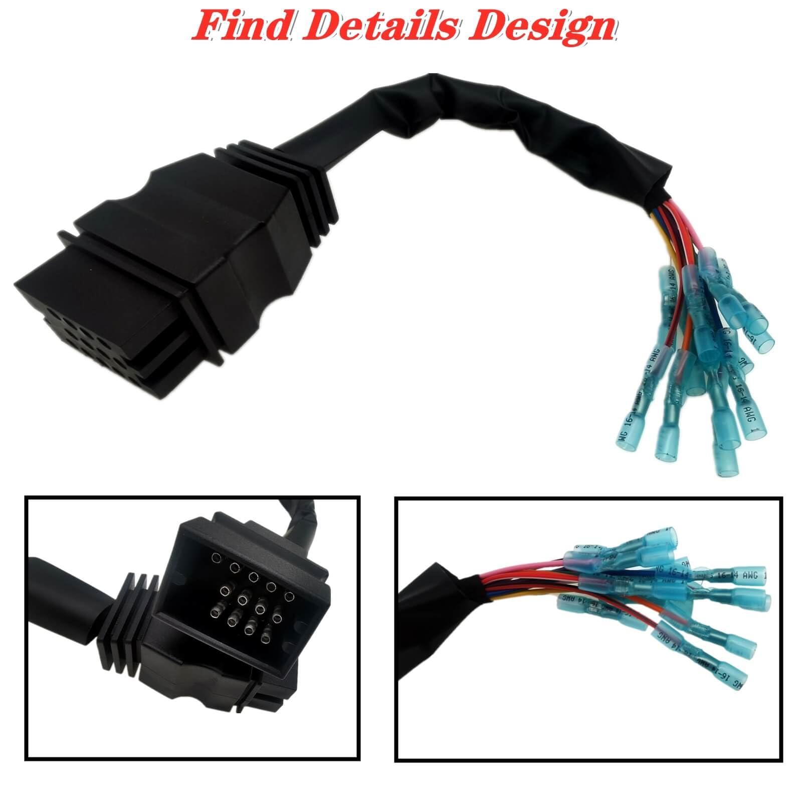 1304744 - SAM 13-Pin Male Plow Side Harness Repair Kit-Replaces - View #7
