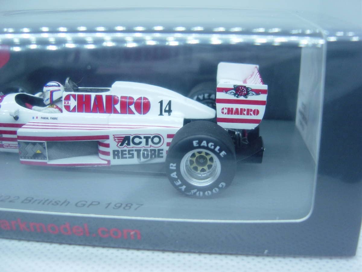 絶版　1/43 スパーク　AGS JH22 イギリスGP 1987 P.ファブル Amazon | spark 1/43 AGS JH22 F1 British GP 1987#14 Pascal