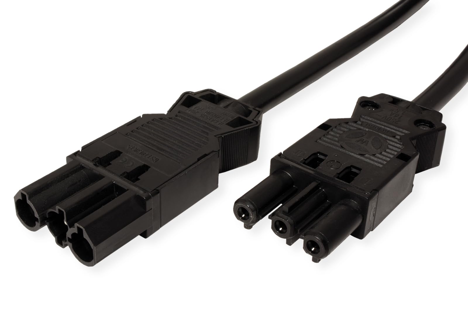 BACHMANN Przedłużacz urządzenia GST18-3 wtyczka/złączka, czarny, 0,5 m