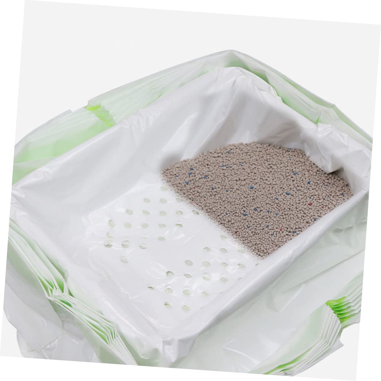 CIYODO Pet Supplies Drawstring Cat Litter Bag Thickened Kitten Litter Bag Leakproof Perfect for Indoor Use