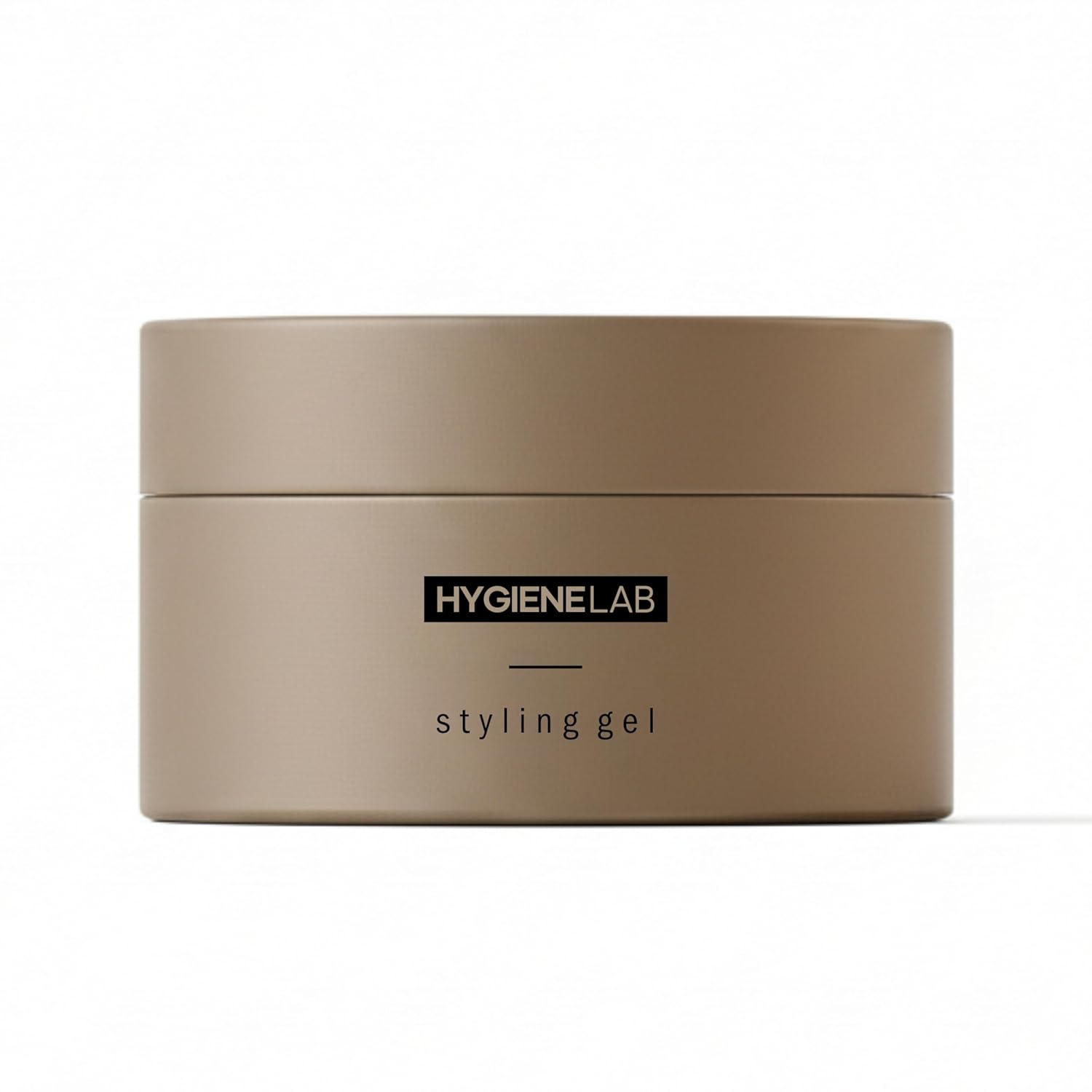 HygieneLab Men's Hair Gel - EWG Verified, Strong Hold, Matte Finish, Weightless Texture, Sandalwood Scent, Non-Toxic Clean Formula, Suitable for All Hair Types