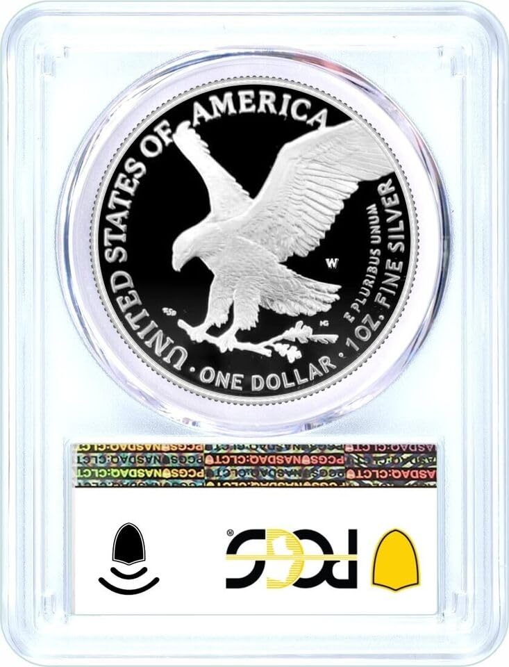 ガズデン旗ラベル 2008年 アメリカ イーグル銀貨 PCGS PR70DCAM Certified Proof Silver Eagle 2008 PR70DCAM PCGS - Golden Eagle Coins