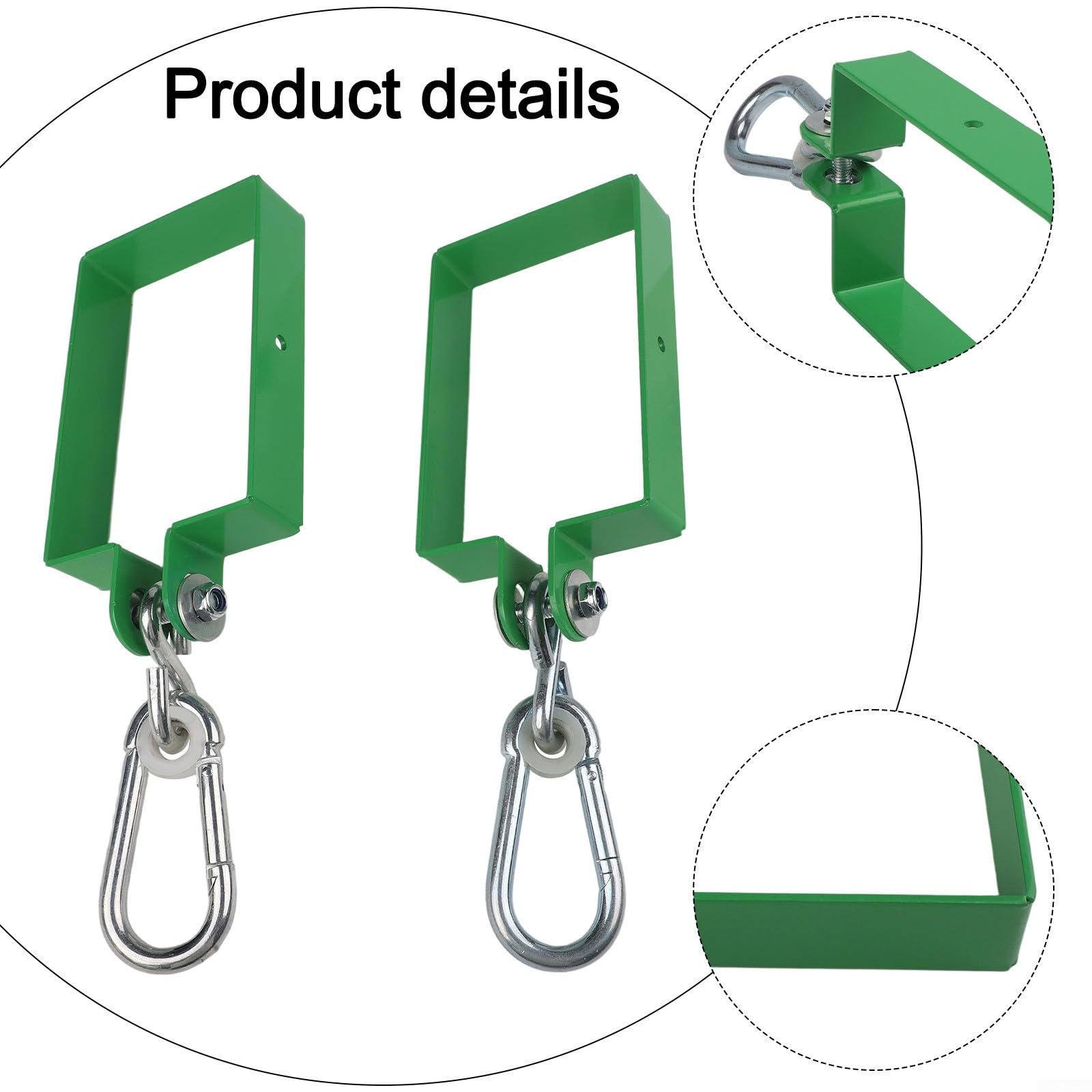 Connettore Altalena per verde Acciaio 5.78x3.8 Pollici Connettore(4pcs)