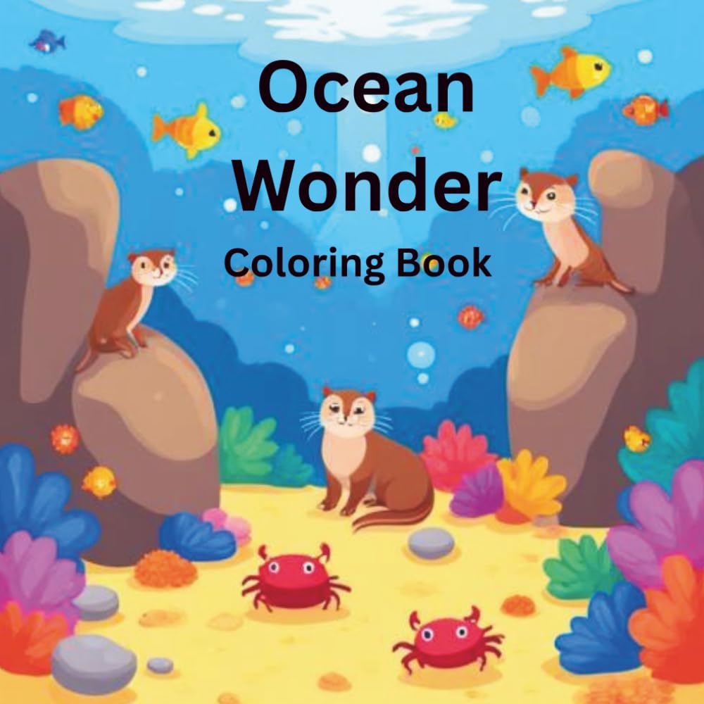 Ocean Wonder Coloring Book