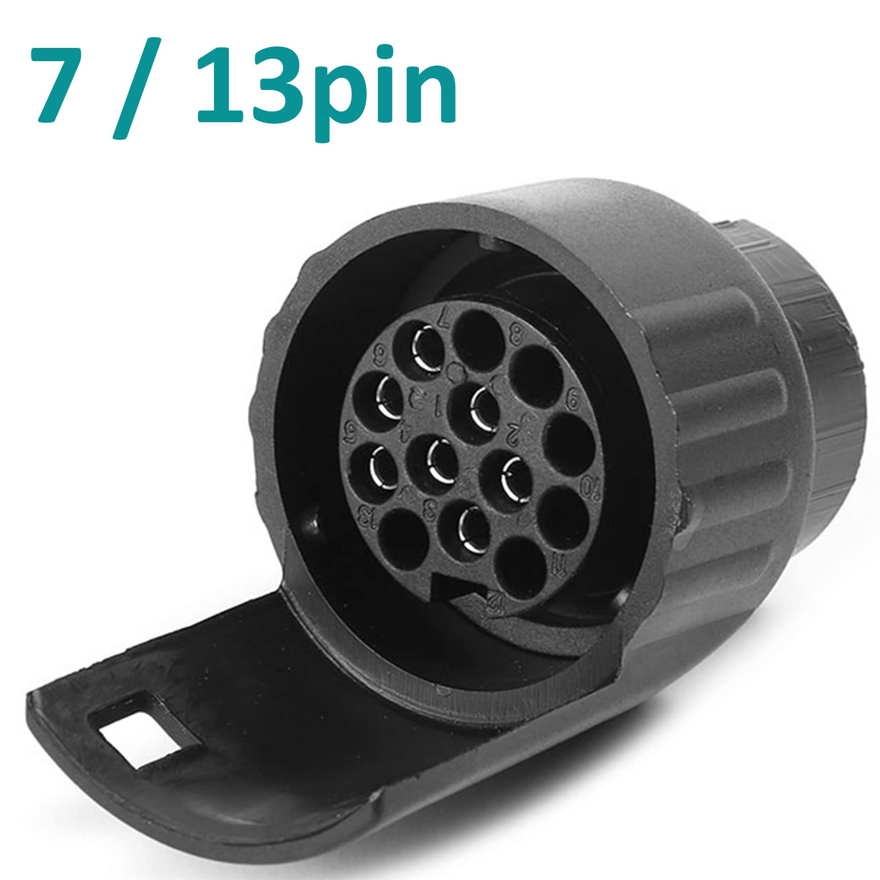 13 Sentinels Switch Adattatore Spina Rimorchio Da 7 A 13 Pin GADLANE - Convertitore Per Camper, Caravan E Camion Presa Traino Camper Caravan