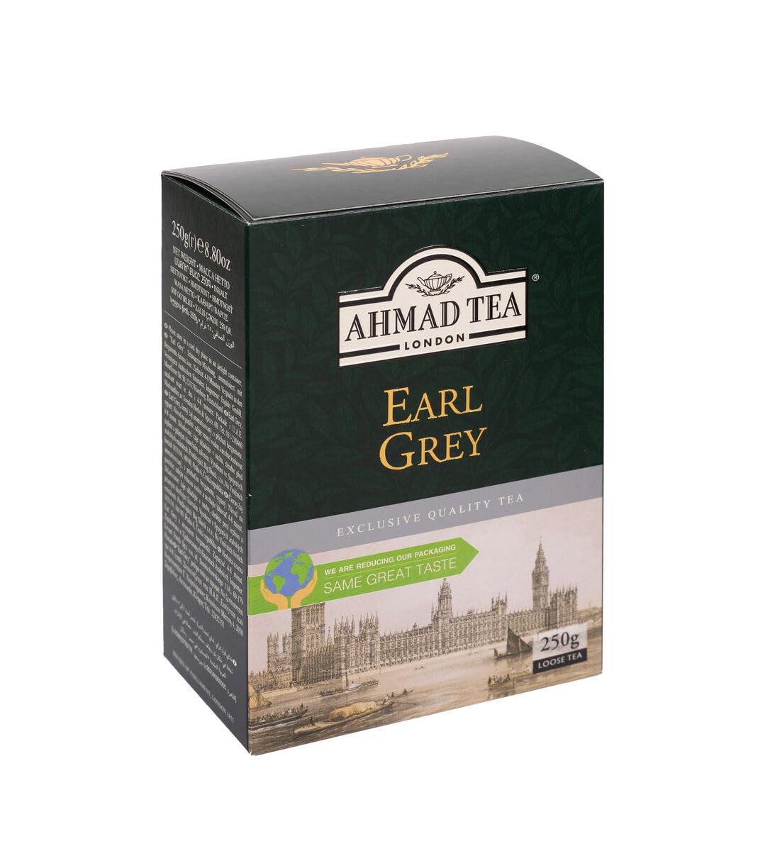 Ahmad Tea Earl Grey Té negro Assam Ceilán bergamota 250g