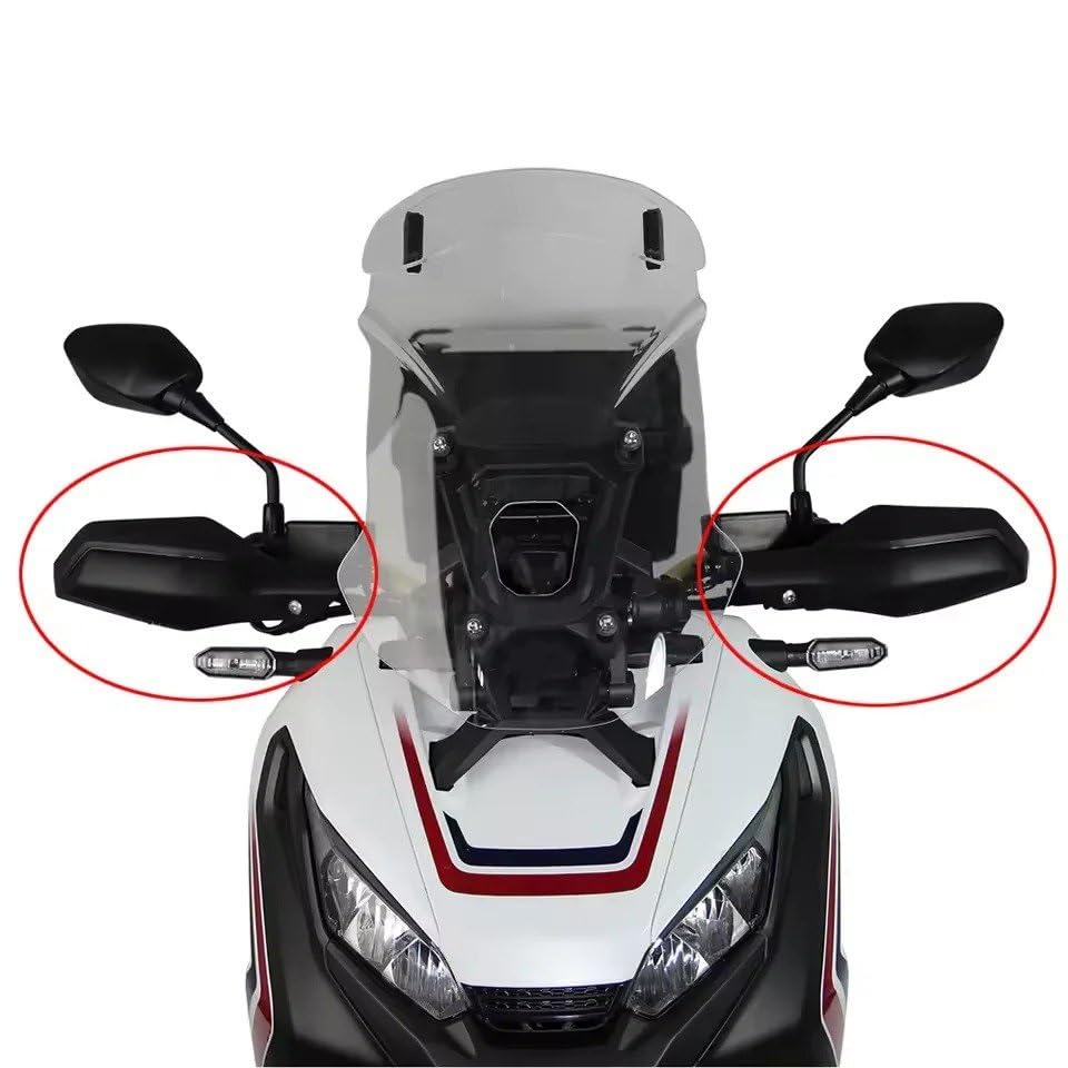 Handschutz Handschützer Motorrad Handschutz Hand Guards Schild Bremse Kupplung Hebel Schutz Für Africa Twin Für Abenteuer FÜR Sport X-ADV750 CRF1000 Lenkerhandschutz Motorrad(White)