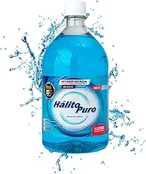 Antisséptico Bucal 1 Litro dispenser 3 em1 Refil Grande Hálito Puro