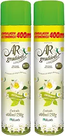 Bom Ar Gradavel Odorizador De Ambientes Chá Branco 400ml 2un