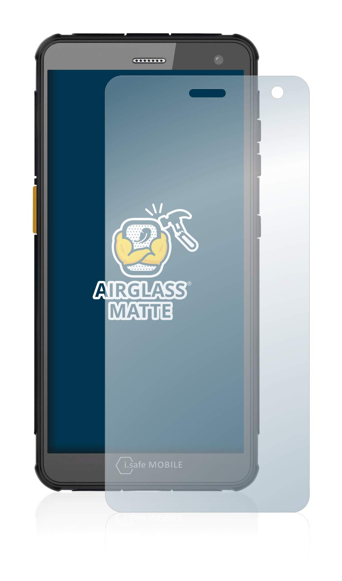 brotectAnti-Glare Glass Screen Protector Matte compatible with i.safe MOBILE IS655.2 - Anti-Scratch 9H Protection Film