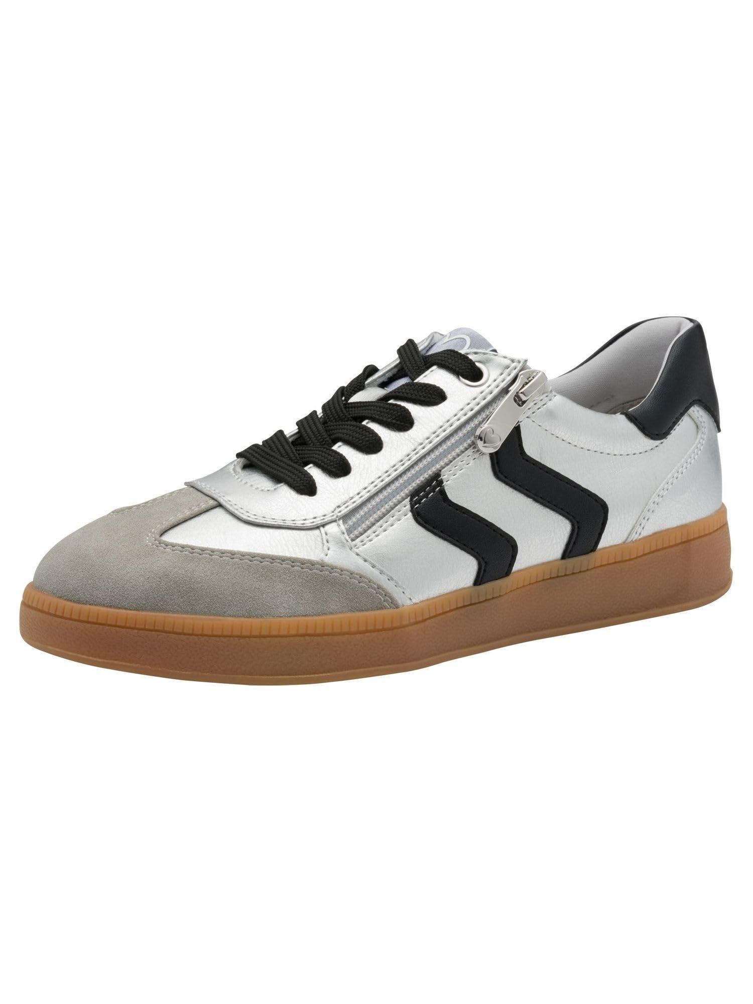 MARCO TOZZI Women's 2-23739-44 Trainers, Silver Comb, 39 EU, Silver Comb, 7 UK
