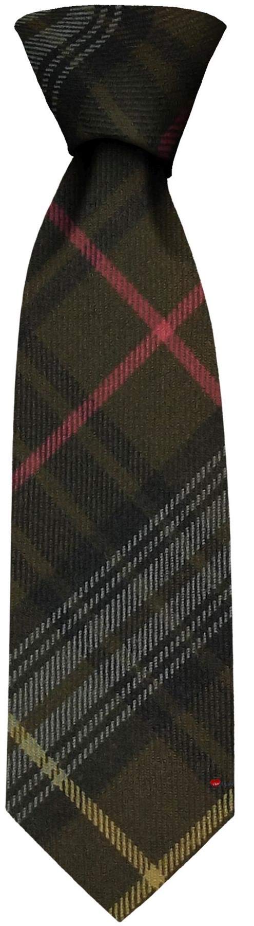 I LUV LTD Gents Neck Tie Stewart Hunting Weathered Tartan Lightweight Scottish Clan Tie