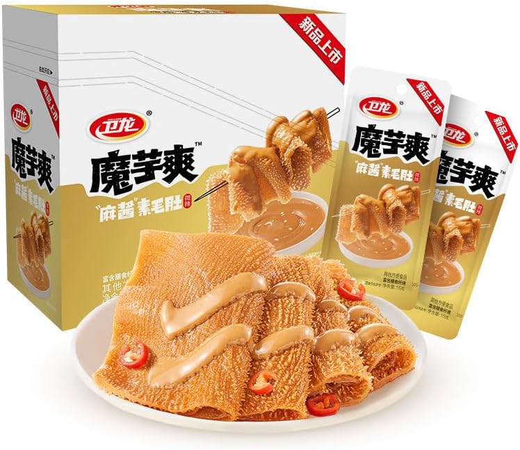 衛龍こんにゃく爽 麻酱味魔芋爽 中国式定番おやつ 麻辣辣条零食即食 コンニャクのさっぱり麻辣ホットスナック即席小麩カジュアル食品 が