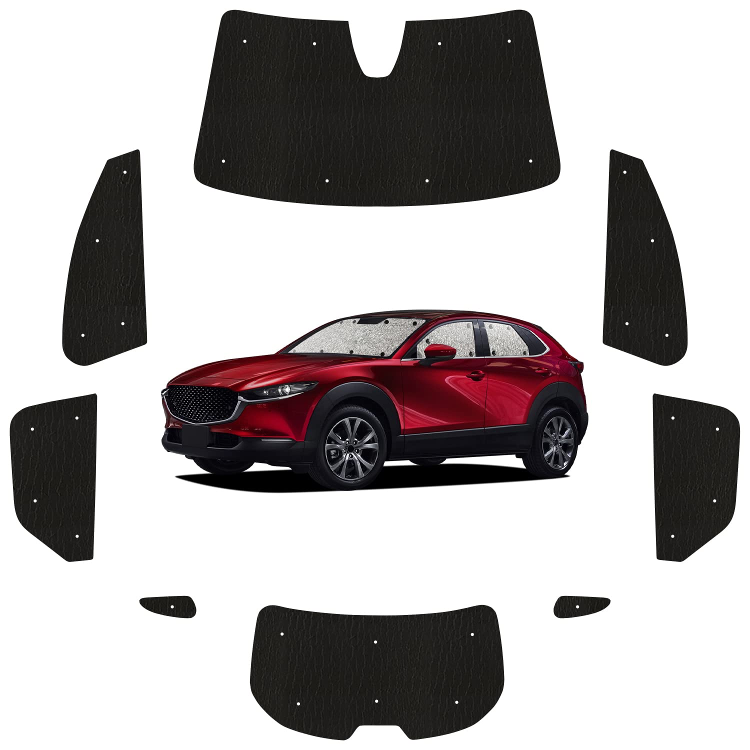 Amazon | 趣味職人 サンシェード シームレス ライト 車 CX-30 DMEP