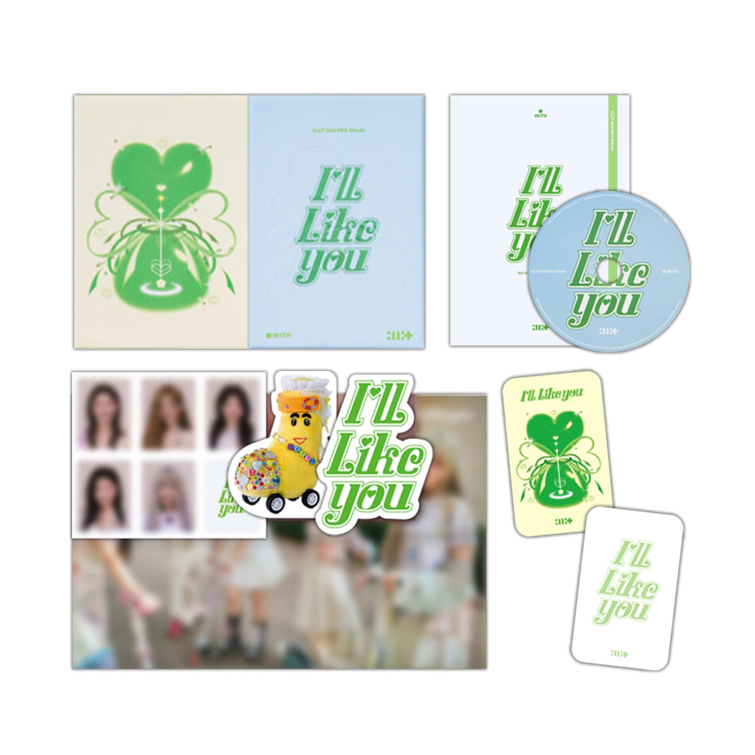 ILLIT - 2nd Mini Album [I'LL LIKE YOU] (WITH ver.) Out Box + Photo