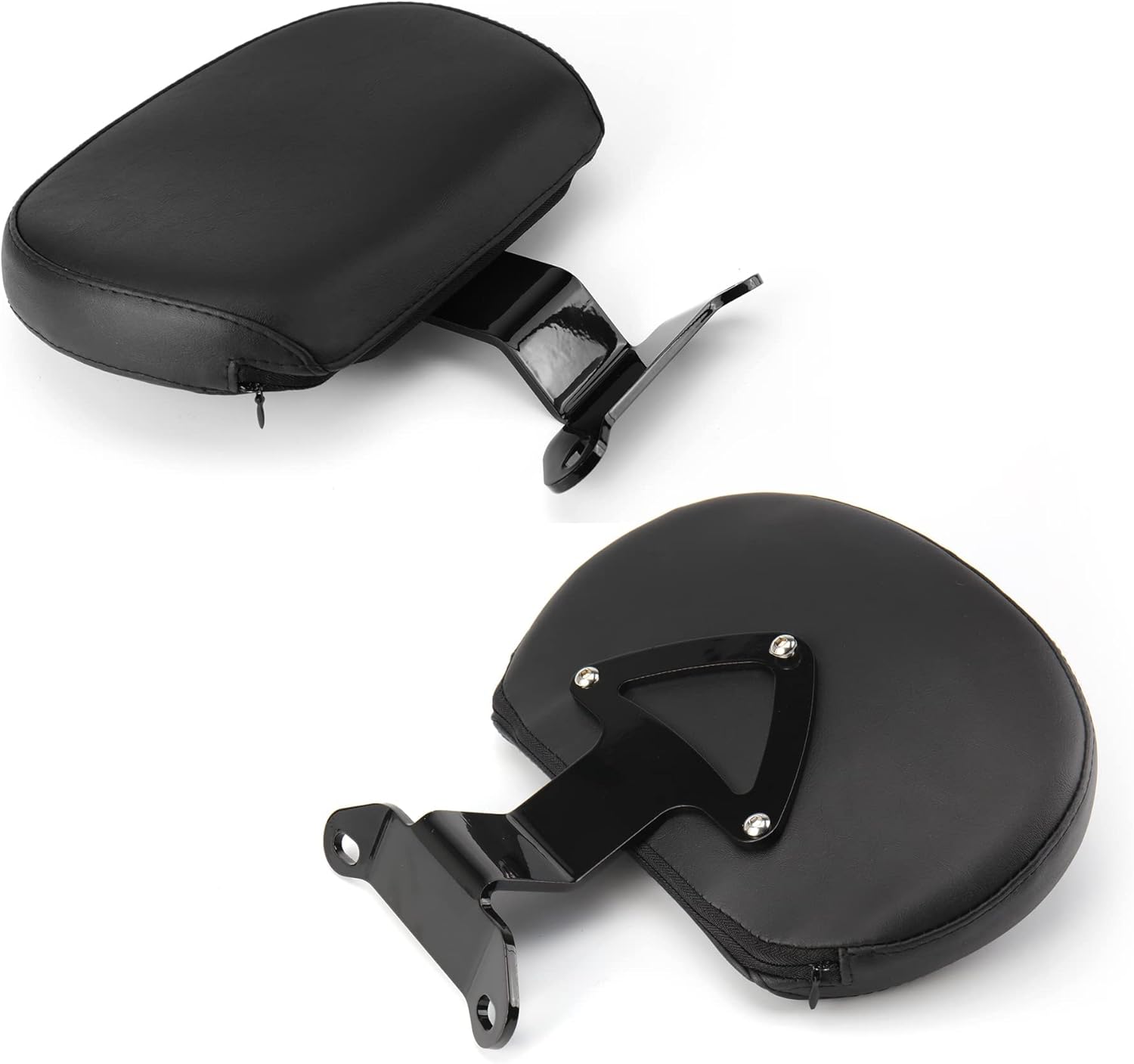 MoKitDora Driver Backrest Easy ON/OFF Sissy Bar Plug-in Back Rest PU Pad Compatible with Harley 2018-later Softail Breakout 114 FXBR FXBRS, Black New