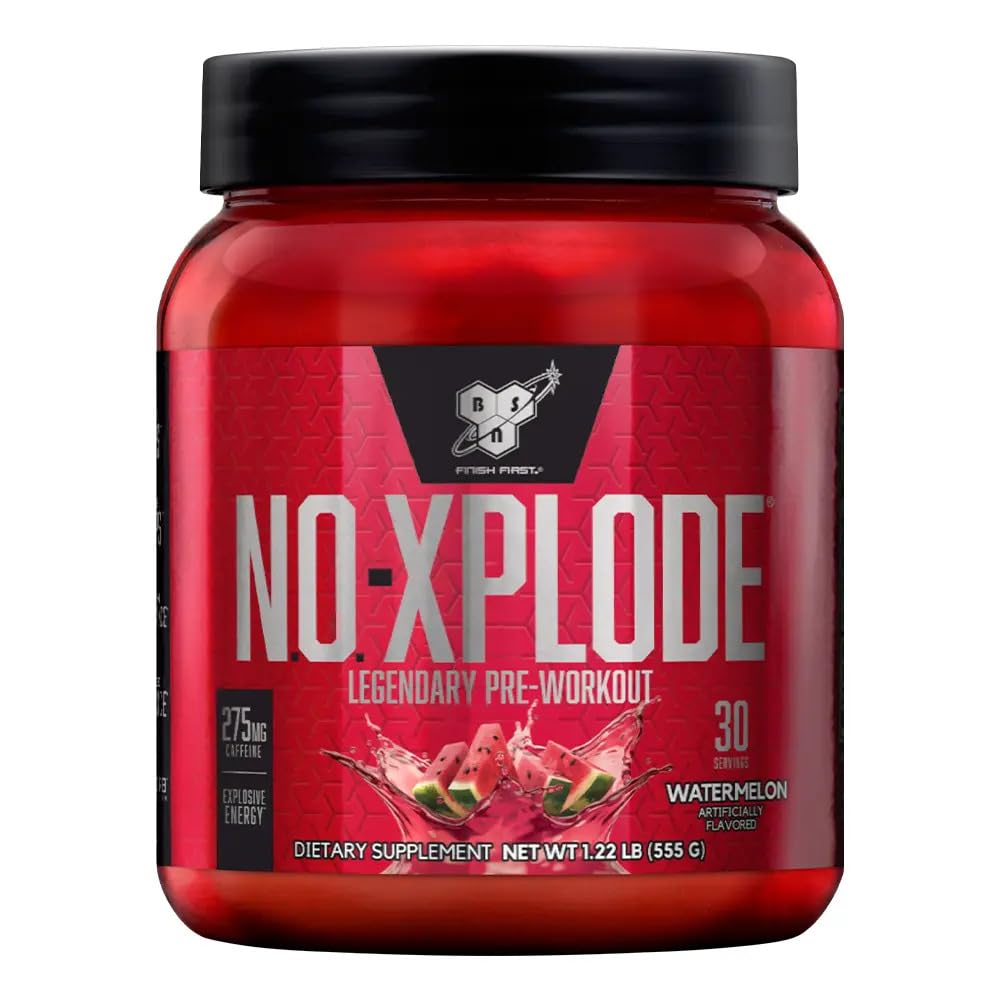BSN NO-XPLODE Legendary PRE-WORKOUT 30 SERVING Watermelon (Artificially flavourd) Pack of 1